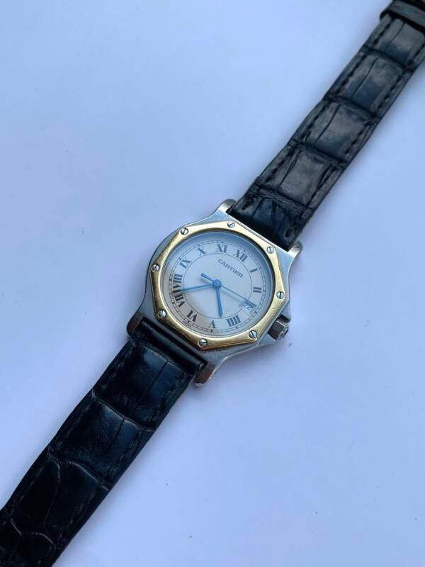 Cartier Santos Octagon Ref. 2966 - Afbeelding 4