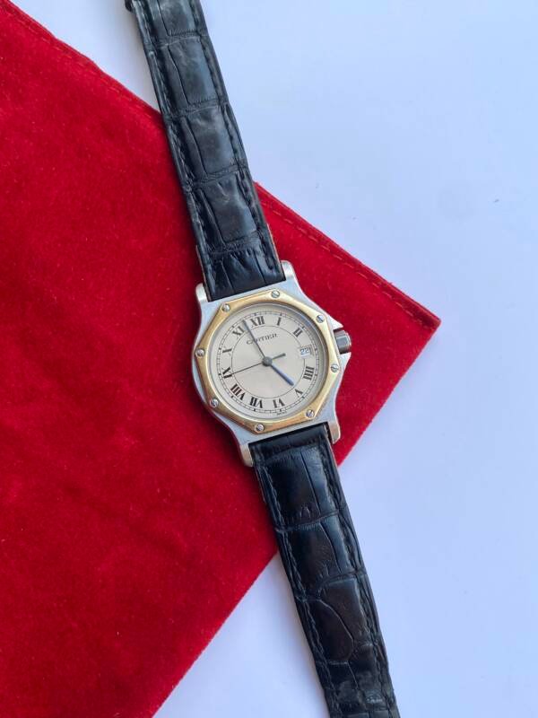 Cartier Santos Octagon Ref. 2966 - Afbeelding 3