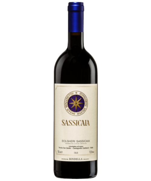 Fles Sassicaia 2020 – Super Tuscan rode wijn van Tenuta San Guido uit Bolgheri
