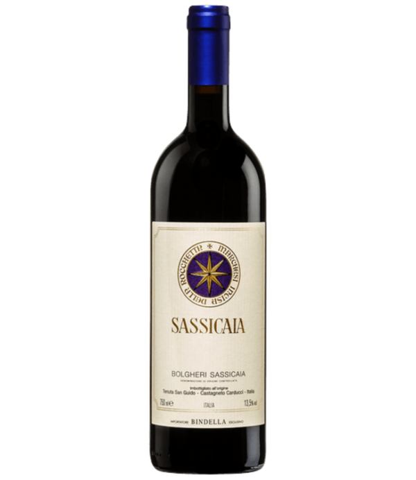 Fles Sassicaia 2020 – Super Tuscan rode wijn van Tenuta San Guido uit Bolgheri
