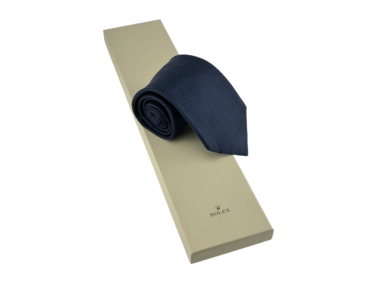 Rolex Zijden Stropdas Blauw - Afbeelding 7